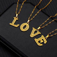 Load image into Gallery viewer, &#39;The Letter&#39; - 18K Gold Plated Initial Necklace