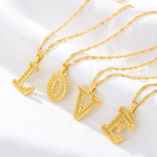 Load image into Gallery viewer, &#39;The Letter&#39; - 18K Gold Plated Initial Necklace