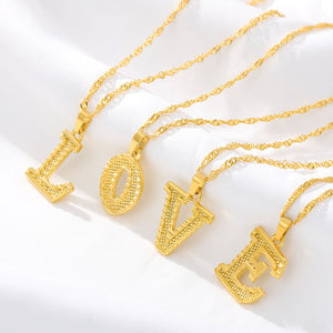 'The Letter' - 18K Gold Plated Initial Necklace