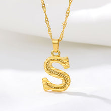 Load image into Gallery viewer, &#39;The Letter&#39; - 18K Gold Plated Initial Necklace