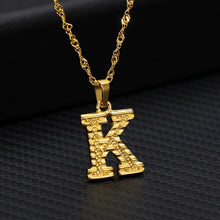 Load image into Gallery viewer, &#39;The Letter&#39; - 18K Gold Plated Initial Necklace