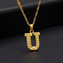 Load image into Gallery viewer, &#39;The Letter&#39; - 18K Gold Plated Initial Necklace