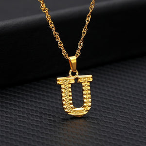 'The Letter' - 18K Gold Plated Initial Necklace