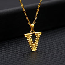 Load image into Gallery viewer, &#39;The Letter&#39; - 18K Gold Plated Initial Necklace