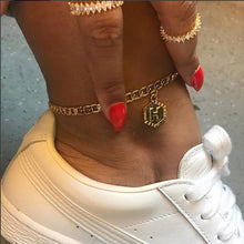 Load image into Gallery viewer, Classic Initial Anklet
