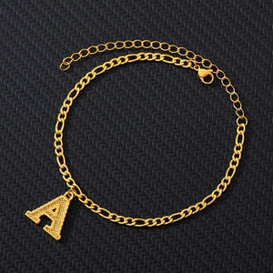 Custom Initial Anklet