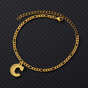 Custom Initial Anklet