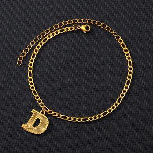 Custom Initial Anklet