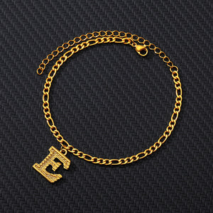 Custom Initial Anklet