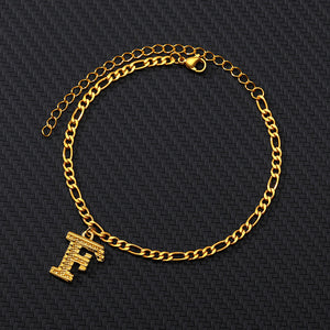 Custom Initial Anklet