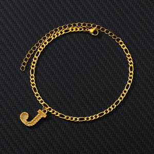 Custom Initial Anklet