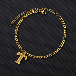 Custom Initial Anklet