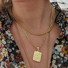 Load image into Gallery viewer, 18K Gold Plated Custom Initial Necklace