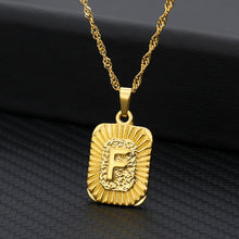 Load image into Gallery viewer, 18K Gold Plated Custom Initial Necklace