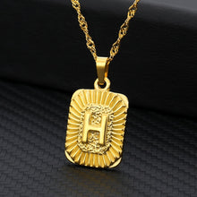 Load image into Gallery viewer, 18K Gold Plated Custom Initial Necklace