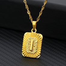 Load image into Gallery viewer, 18K Gold Plated Custom Initial Necklace