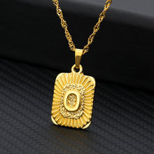 Load image into Gallery viewer, 18K Gold Plated Custom Initial Necklace