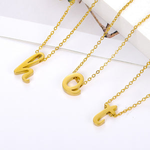 Cursive Initial Necklace