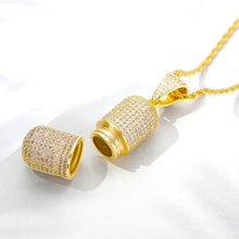 Load image into Gallery viewer, &#39;The Capsule&#39; - 14K Diamond Pendant Necklace