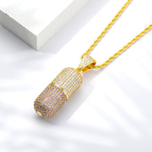 Load image into Gallery viewer, &#39;The Capsule&#39; - 14K Diamond Pendant Necklace