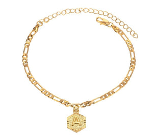 Classic Initial Anklet